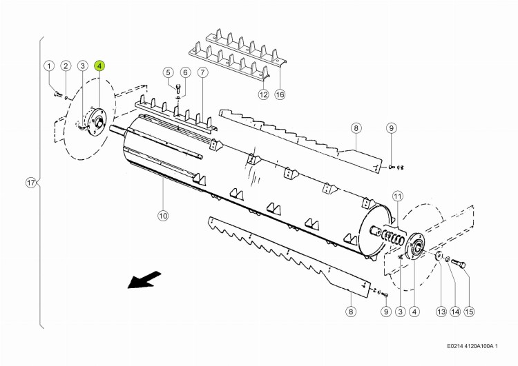 Łożysko z obudową Claas 0006873011