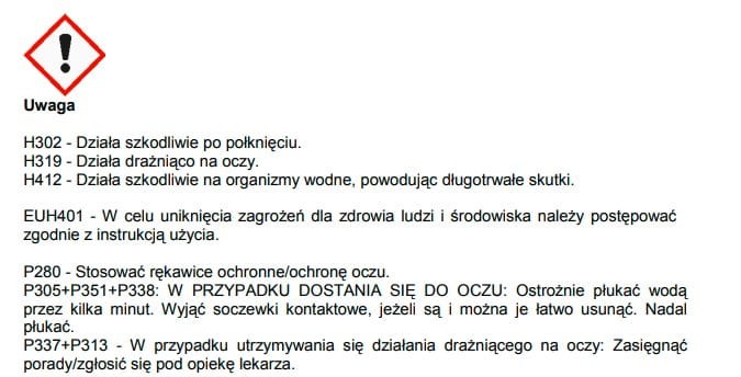 Chwastox Nowy Trio 390SL 100ml (MCPA w formie soli potasowej 200 g/l + mekoprop-P w  formie  soli  potasowej 150 g/l + dikamba  w  formie  soli  potasowej 40 g/l) 1