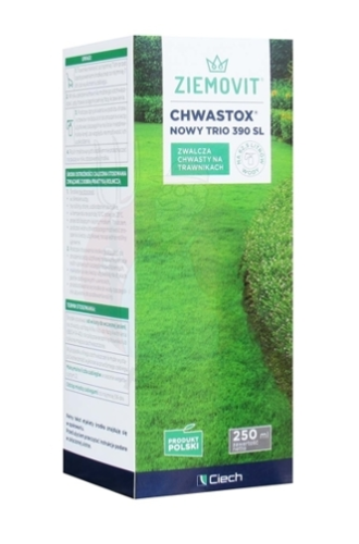 Chwastox Nowy Trio 390SL 250ml  (MCPA w formie soli potasowej 200 g/l + mekoprop-P w  formie  soli  potasowej 150 g/l + dikamba  w  formie  soli  potasowej 40 g/l)