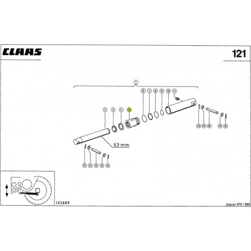 GŁOWICA CYLINDRA Claas 0000795000 1