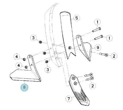 Ostrze KUHN H2212501