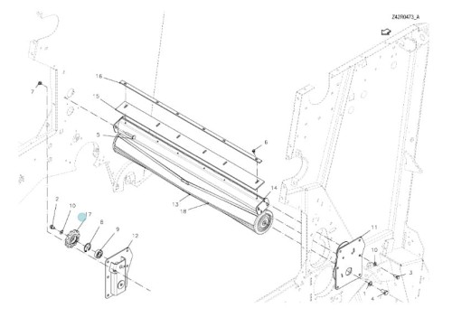 Koło łańcuchowe Kuhn Z4202450