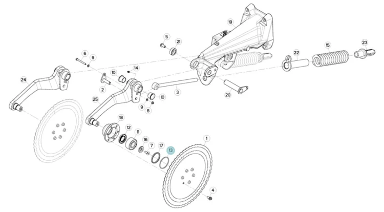 ORING KUHN ORYGINAŁ 82067225