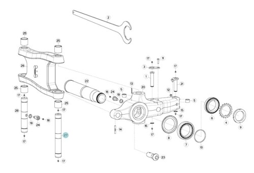 SWORZEŃ MASTER KUHN ORYGINAŁ H0302350