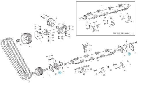 OBUDOWA KUHN ORYGINAŁ J0010259