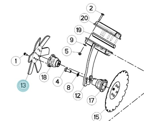 TARCZA KUHN ORINAŁ K2701720