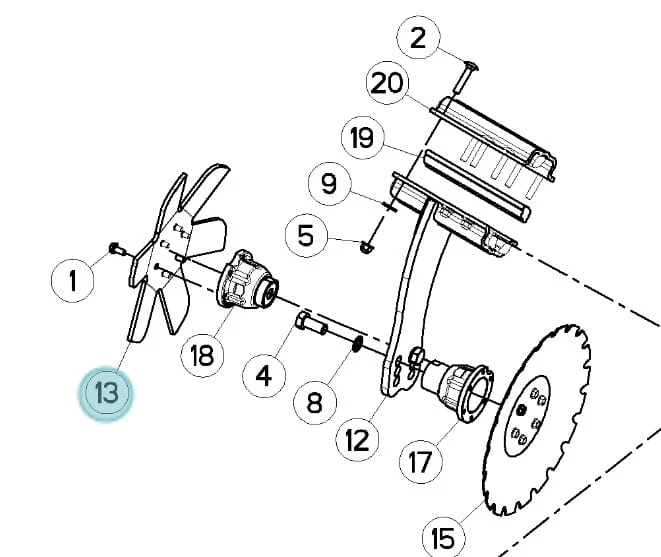 TARCZA KUHN ORINAŁ K2701720