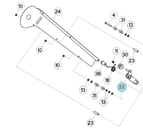 NAPINACZ KUHN ORYGINAŁ K3603590