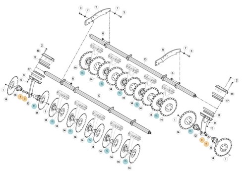 Piasta Kuhn oryginał K3037090