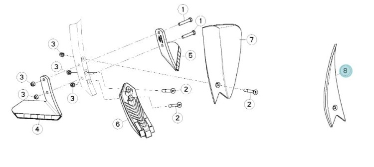 GK DEFLEKTOR KUHN ORYGINAŁ H2246391