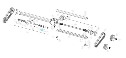 Łożysko kulkowe Kuhn oryginalne J0013014