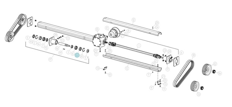 Łożysko kulkowe Kuhn oryginalne J0013014