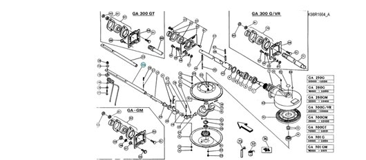RAMIĘ ZĘBOWE TINE ARM GA230G KUHN ORYGINAŁ 57711900