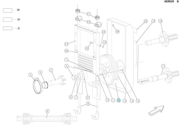 PASEK PLANTER KUHN ORYGINAŁ 83152052