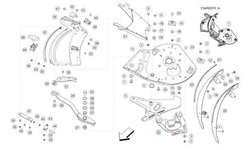 SZCZOTKA PRAWA KUHN ORYGINAŁ R205256