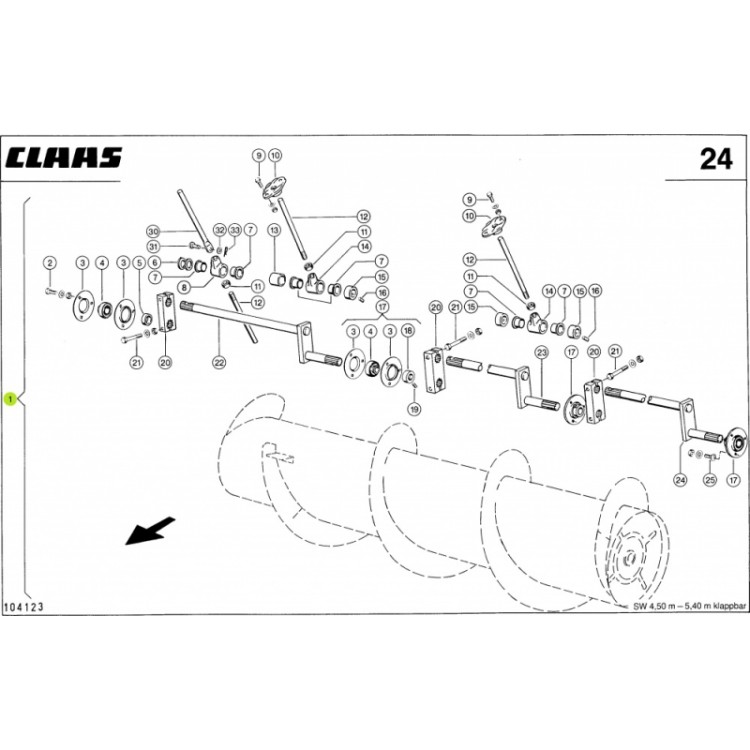 SIŁOWNIK HYDRAULICZNY Claas 0008252143 1