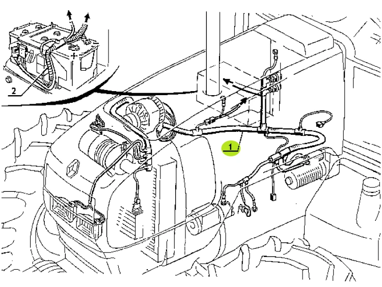 KABEL oryginał Claas 7700065508 1