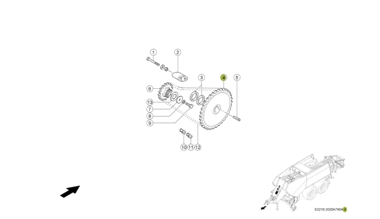 KOŁO oryginał Claas 0008192600
