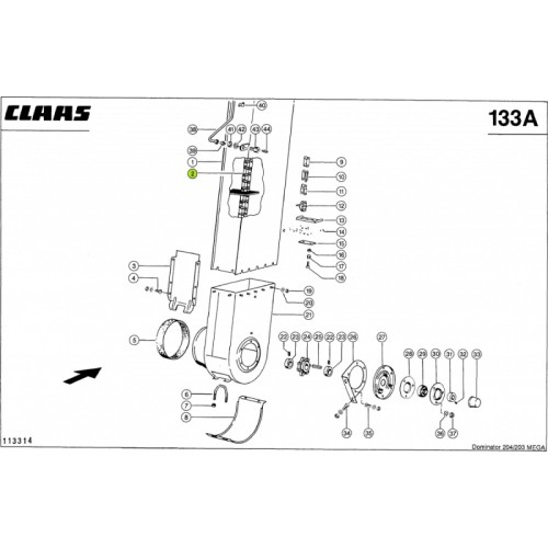 ŁAŃCUCH Claas oryginał 0006627160