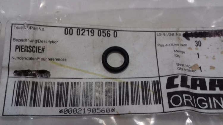 PIERSCIEŃ oryginał Claas 0002190560