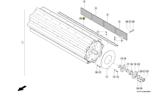 CEP LEWY oryginał Claas 0005088360