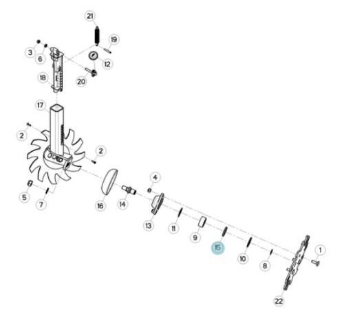 ELEMENT ODLEGLOSCIOWY ORYGINAŁ KUHN K3019690