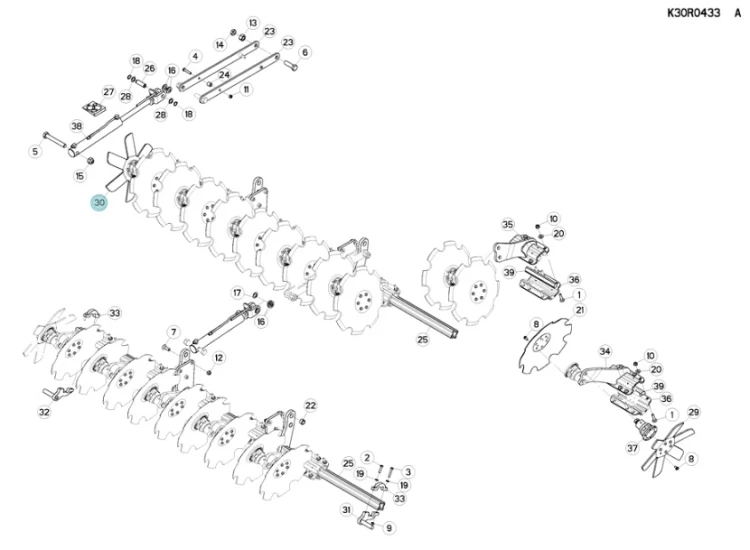TARCZA ORYGINAŁ KUHN K3031380