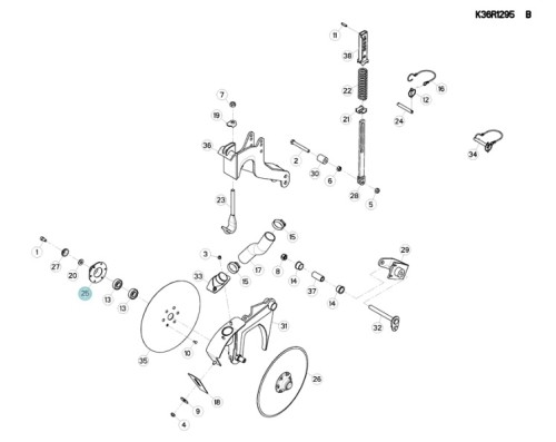 PIASTA ORYGINAŁ KUHN K3639590