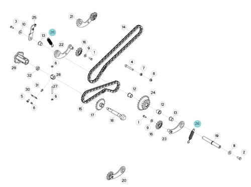 SPRĘŻYNA ORYGINAŁ KUHN K3659830