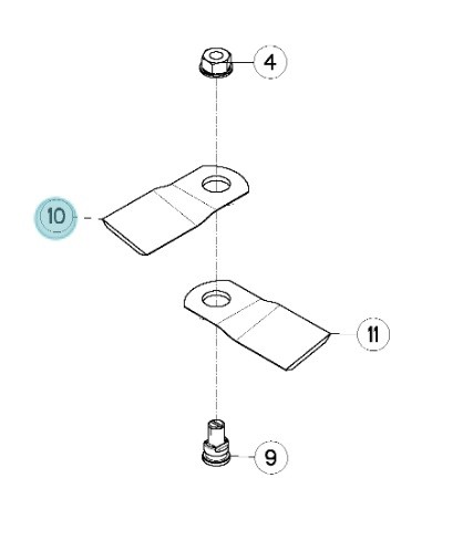 OSTRZE LEWE ORYGINAŁ KUHN K6804710 