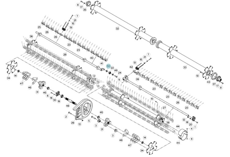 ELEMENT ODLEGLOSCIOWY ORYGINAŁ KUHN K8420930