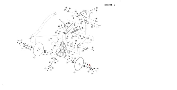 USZCZELNIACZ ORYGINAŁ KUHN N1501110 
