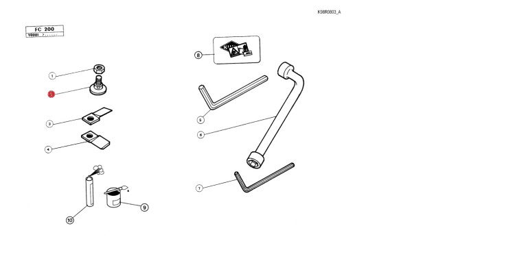 ŚRUBA NOŻYKA  M12 DO KOSIARKI ORYGINAŁ KUHN 56115800