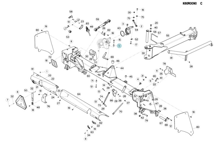 ELEMENT ODLEGŁOŚCIOWY ORYGINAŁ KUHN 57607700