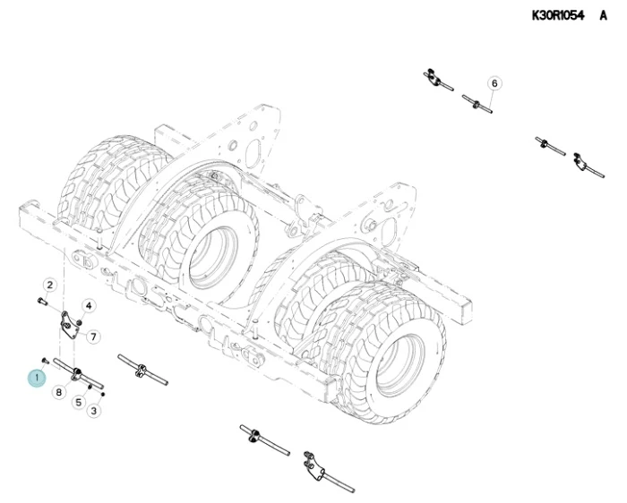 ŚRUBA ORYGINAŁ KUHN 80031246