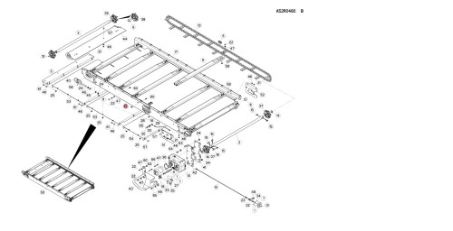 NAKRĘTKA ŚRUBY NOŻYKA M12 DO KOSIARKI ORYGINAŁ KUHN 80201262