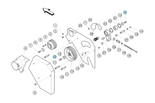ŚRUBA ORYGINAŁ KUHN 50069600