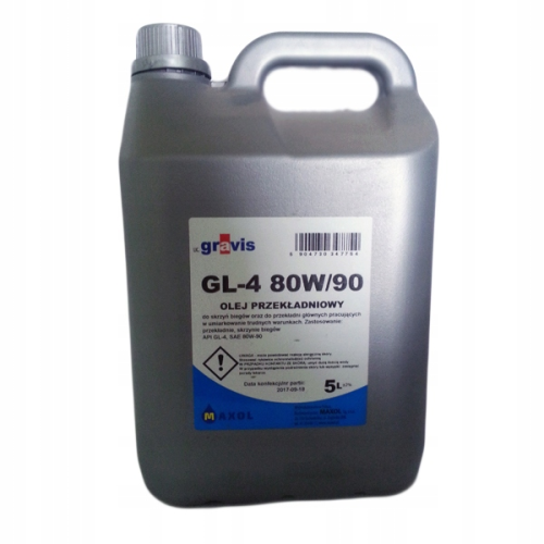OLEJ PRZEKŁADNIOWY GRAVIS GL-4 80W90 5L