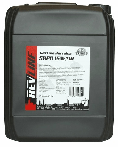 OLEJ SILNIKOWY REVLINE HERCULES SHPD 15W40 20L