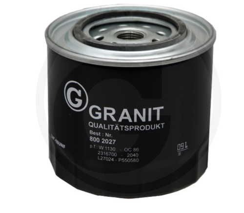 Filtr oleju silnika Granit 8002027
zamiennik 044.1567.0