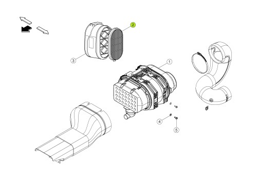 FILTR oryginał Claas 0011063350