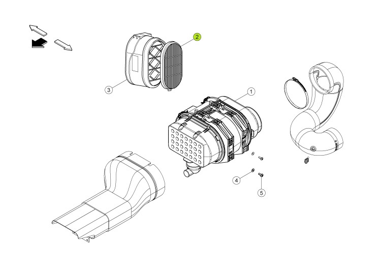 FILTR oryginał Claas 0011063350