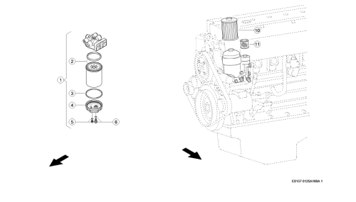 FILTR PALIWA oryginał Claas 0003632040