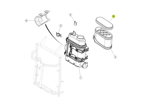 FILTR POWIETRZA oryginał Claas 0011075980