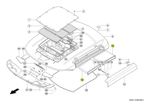 FILTR PRZECIWPYŁOWY KABINY Avero Tucano Org. Claas 0005646982