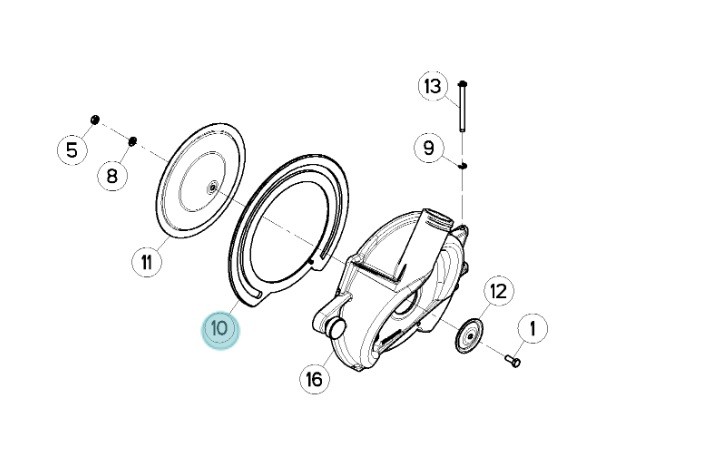 USZCZELNIACZ TARCZY KUHN ORYGINAŁ BNB0027