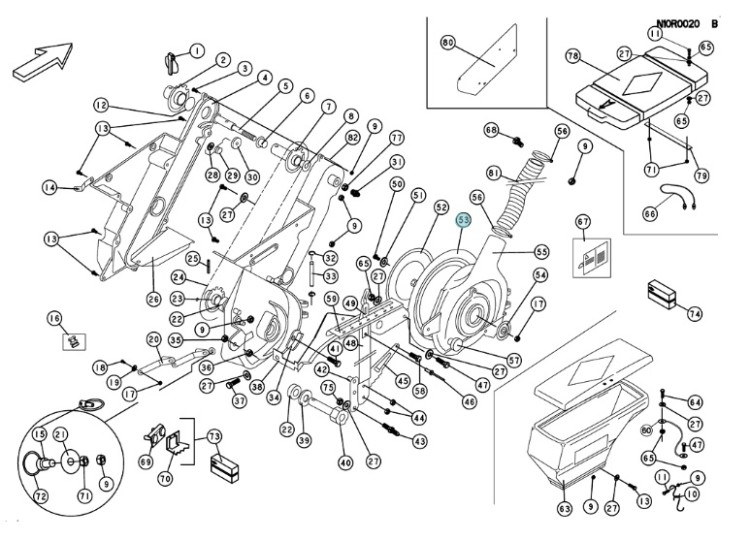 USZCZELNIACZ TARCZY KUHN ORYGINAŁ BNB0027 1