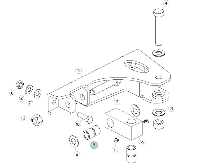 ELEMENT ODLEGLOSCIOWY  KUHN ORYGINAŁ G0470065