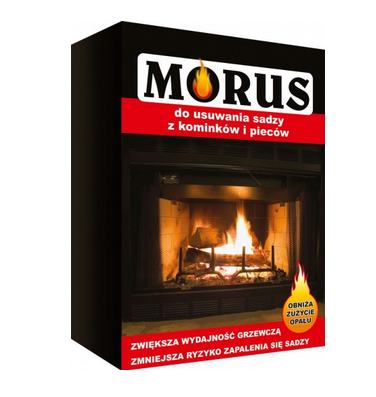 Grill-Morus proszek do usuwania sadzy z kominków i pieców 0,9kg
