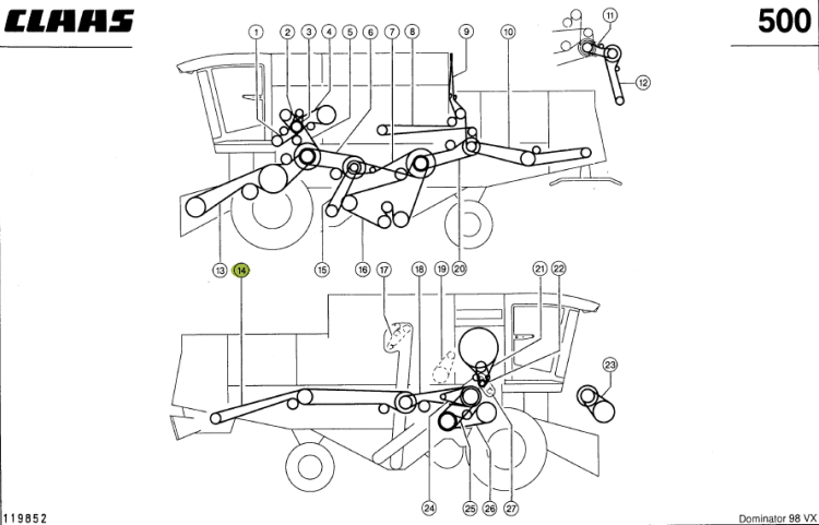 PASEK KLINOWY oryginał Claas 0000613531